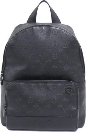 Louis Vuitton Black Leather Backpack (Pre-Owned)