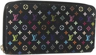 Louis Vuitton Pre-owned Wallets, female, Multicolor, Size: ONE SIZE Pre-owned Canvas Wallet
