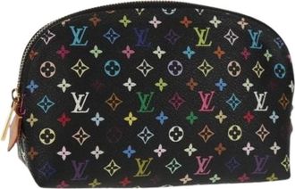 Louis Vuitton Pre-owned Clutches, female, Multicolor, Size: ONE SIZE Pre-owned Canvas Pouch