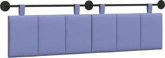 vidaXL Cabecero Colgante Azul Jeans Tela Vidaxl