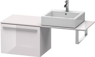 Duravit Armario Base Duravit X-large Para Consola 6534, 1 Caj&oacute;n, 600 Mm, Color (frente/cuerpo): Laca Blanca Lila Alto Brillo - Xl653402727