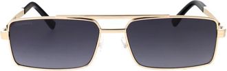 Dsquared2 D2 0213/S Zonnebril - Heren - Zonnebrillen - Geel - 59 MM - Accessoires