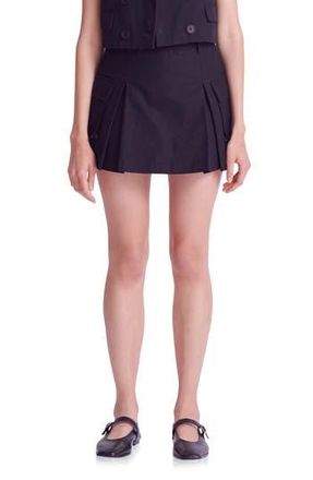 English Factory Cargo Flap Patch Pocket Miniskort in Black at Nordstrom Rack, Size X-Small