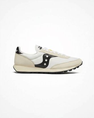 Saucony Mens Trainer 80 Shoes In Black & White