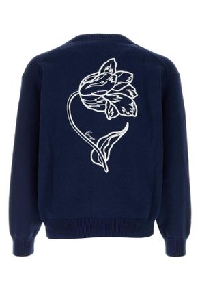 Kenzo Blueblack Exterior: Wool Cotton Maglieria Sweater