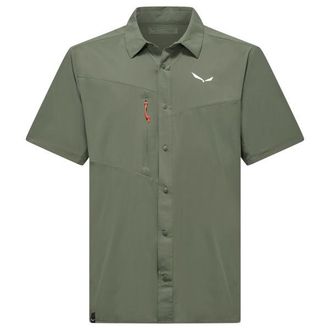 Salewa Puez S/S Shirt Hemd f&uuml;r Herren | oliv
