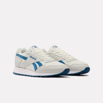 Reebok Classic Trainingsschuh REEBOK CLASSIC REEBOK GLIDE, Gr. 42,5, chalk, athleticblau, simplebraun, Leder, Synthetik, Textil, Schuhe Trainingsschuh