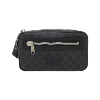 Gucci Pre-owned Belt Bags, female, Black, Size: ONE SIZE Pre-owned GG Supreme waist bag