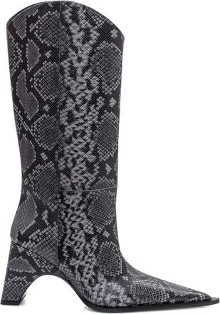 Coperni Bridge boots - women - Calf Leather/Calf Leather/Calf Leather - 36 - Grey