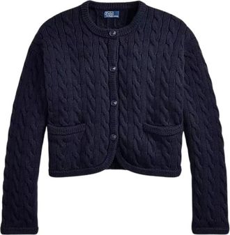 Polo Ralph Lauren Dames, Truien, Blauw, Maat: S Katoen