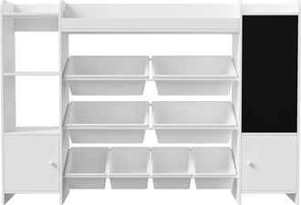 OEM Estanter&iacute;a Multifuncional, Dise&ntilde;o Seguro Para Ni&ntilde;os, Color Blanco