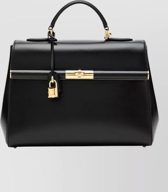 Dolce & Gabbana structured top handle shirt gold tone hardware