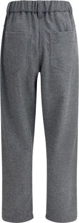Brunello Cucinelli Wool M&eacute;lange Trousers - Gray