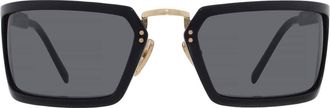 Prada Dark Grey Wrap Mens Sunglasses PR A11S 1AB5S0 62