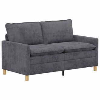 vidaXL Sof&aacute; Gris Oscuro 156 X 81 X 87,5 Cm Poli&eacute;ster Vidaxl