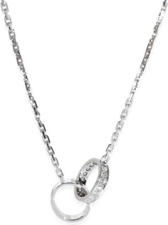 Cartier Pre-Owned Cartier White Gold Diamond Love Necklace
