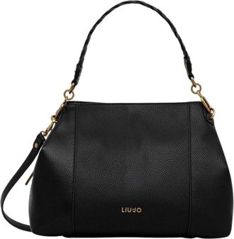 Liu Jo Ecs M Satchel - Dames - Shoppers - Zwart - ONE Size - Polyester - Tassen