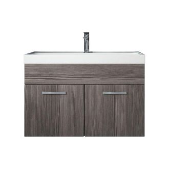 Badplaats Mobile da bagno Paso 01 80cm Rovere Grigio - armadio mobiletto lavabo