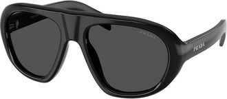 Prada PR C05S 16K08Z Womens Sunglasses Black Size 57
