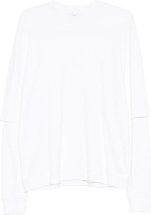 Darkpark Troy T-shirt met dubbele mouwen - Wit