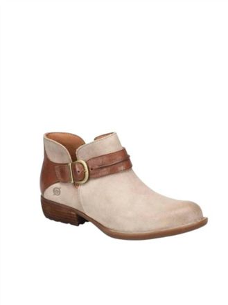Born Womens Kati Booties In Cream