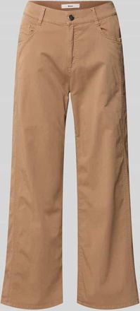Brax Brax Straight Leg Hose aus Baumwoll-Mix Modell MAINE S in Camel, Gr&ouml;&szlig;e 38