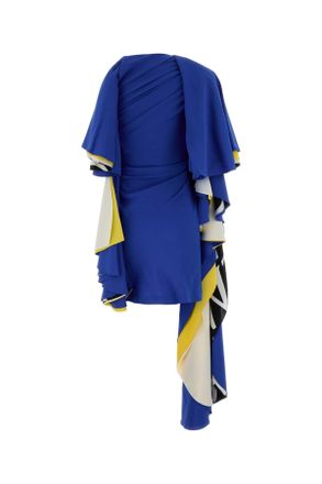 Loewe Womens Blue Cady Dress Exterior: Viscose Elastane Abiti