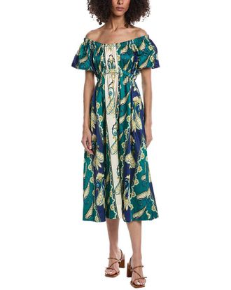 Tyler B&ouml;e Tyler B&ouml;e Hailey Silk-Blend Midi Dress
