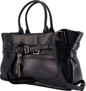 Osoi Womens Brocle Handbag - Osoi Leather Black Cowhide Bags Handbags-Purses