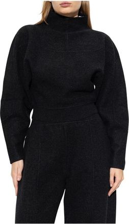 Max Mara Wool Sweatshirt Armony - Dames - Coltruien - Grijs - 2XS - Wol - Truien & Vesten