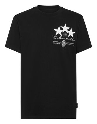 Philipp Plein T-Shirt Ronde Hals Ss Stars