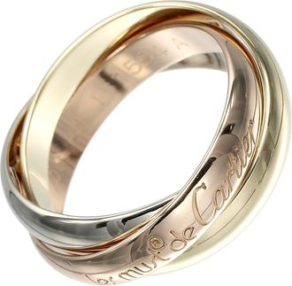 Cartier Yellow Gold (18K) Pink Gold (18K) White Gold (18K) Band Ring (Pre-Owned)