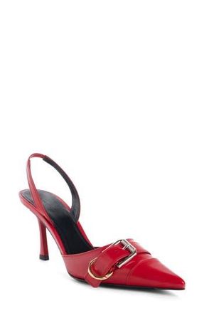 Givenchy Voyou Pointed Toe Slingback Pump in Red at Nordstrom Rack, Size 6Us / 36Eu