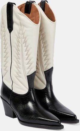 PARIS TEXAS Leather cowboy boots