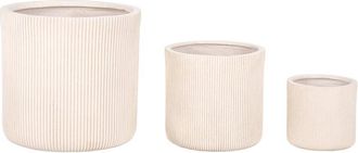 Safavieh Set Of 3 Carolina Planter Pots