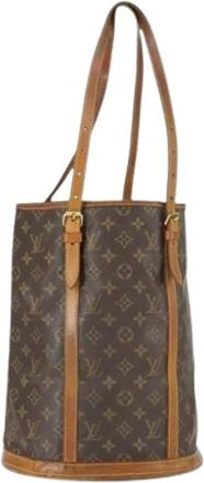Louis Vuitton Pre-owned Bucket Bags, female, Brown, Size: ONE SIZE Pre-owned Bucket Bag