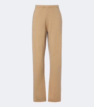 Extreme Cashmere Pantalones rectos N&deg;320 Rush en mezcla de cachemir