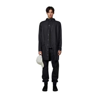 Rains Waterdichte anorak voor volwassenen (unisex) (Zwart)