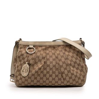 Gucci Pre-owned Gucci GG Canvas Sukey Crossbody 296834 486628