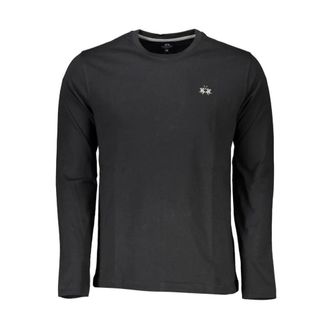 La Martina Heren, Tops, Zwart, Maat: 2XL Katoen