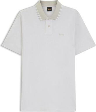 HUGO BOSS Orange Polo - Heren - Polos - Beige - S - Tops
