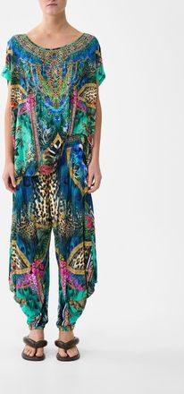 Camilla Jersey Drape Pant With Pocket in Animal Alchemy at Nordstrom, Size Xx-Small Au