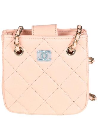 Chanel Pink Quilted Leather Tiny Shopping Bag (Authentic Pre-Loved)