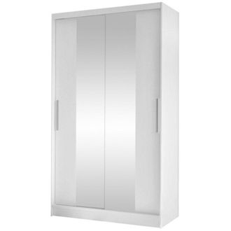 Mirjan24 Mobilier1 - Armario Closico 163, Blanco, 200x100x58cm, Puertas De Armario: Correderas, N&uacute;mero De Estantes: 0