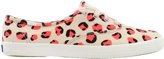 Keds Womens Champion Leopard, Light Pink/Coral, 4 UK