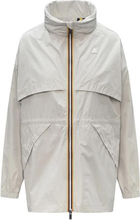 K-Way Aubeline Jacket - Dames - Parka Jassen - Beige - L - Polyester - Jassen