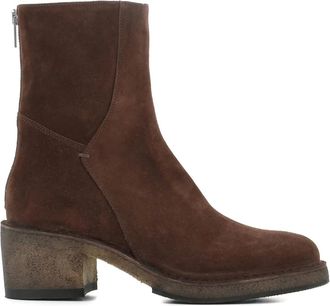 Pantanetti 60mm suede ankle boots - women - Suede/Rubber/Leather - 37 - Brown