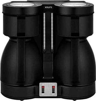 Krups Kt 8501 Duothek Thermo Cafetera Negra 16 Tazas