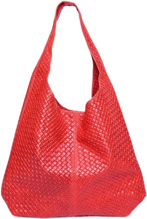 Luisa Vannini Rood Rundleer Tas