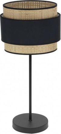 Fabrilamp Sobremesa Alto Kandy 1xe27 Natural/negro 67x30x30 Cm